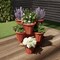 Stackable Flower Pot Tower Set Of 3 Vertical Plastic Planters Indoor Outdoor